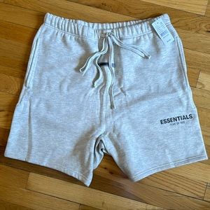Essentials Fear of God Shorts Oatmeal Color NWT